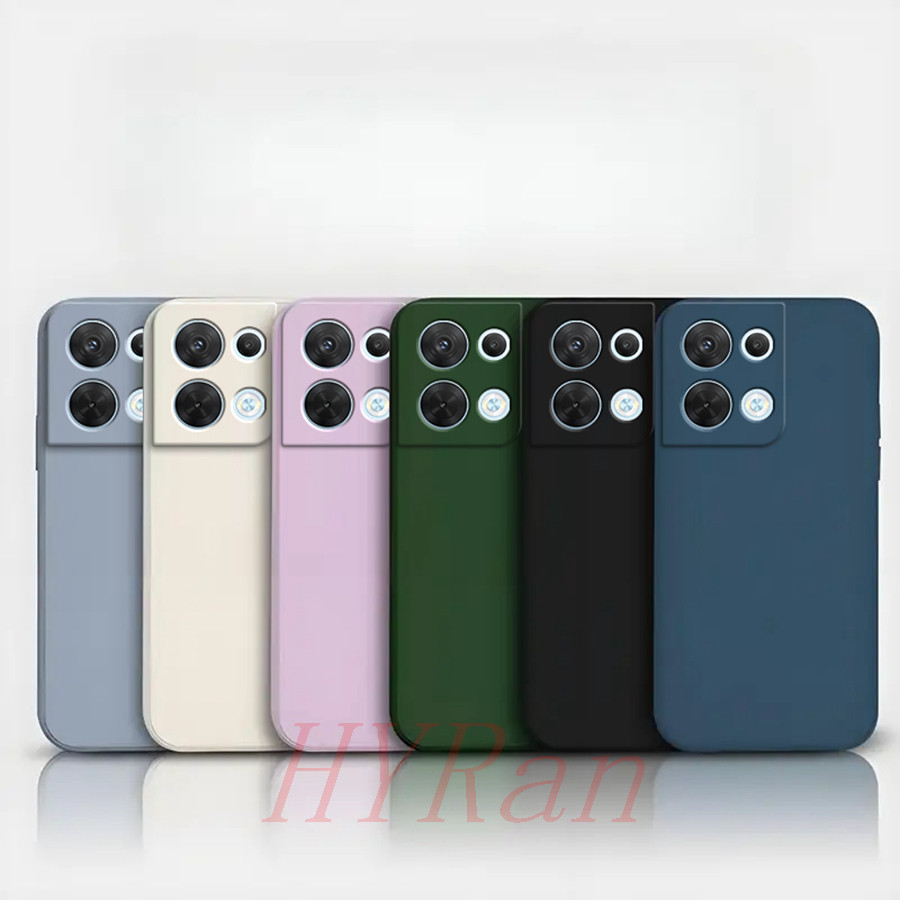 OPPO Reno8 5G เคสโทรศัพท์ซิลิโคนสีทึบ YT