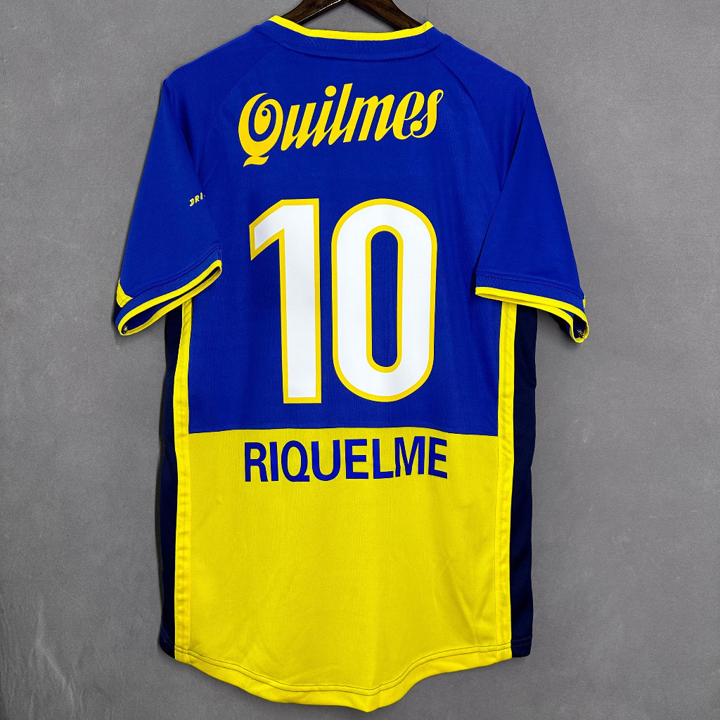 S-XXL Boca RIQUELME Home Classic Vintage เสื้อกีฬาคุณภาพสูง