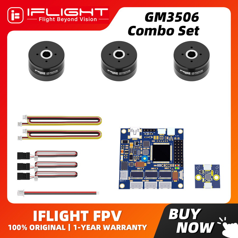 IFlight iPower GM3506 มอเตอร์กิมบอล Turntable Airborne UAV pod มอเตอร์ Encoder W/ AS5048A Encoder /A