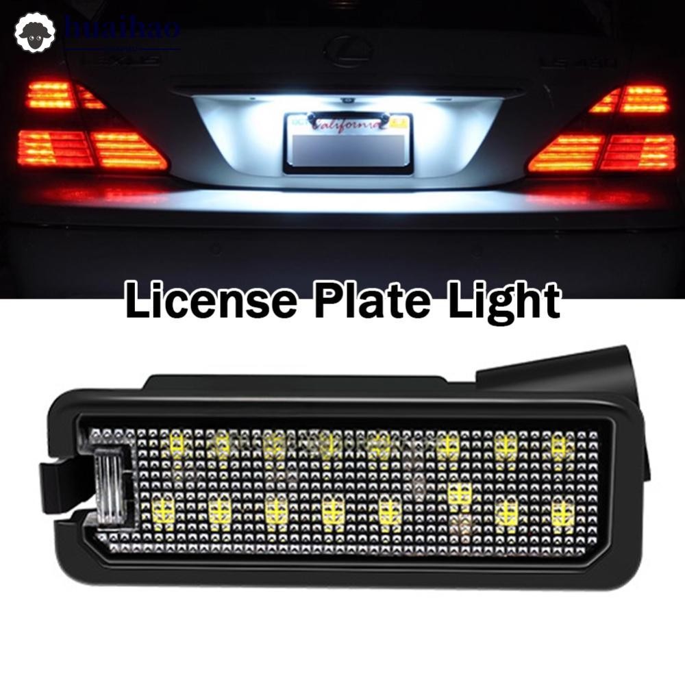 HUAIHAO 1 PC/2Pcs รถ LED ป้ายทะเบียนไฟจํานวนโคมไฟเปลี่ยน Canbus ข้อผิดพลาดฟรีรถ 12V สําหรับ VW Golf 