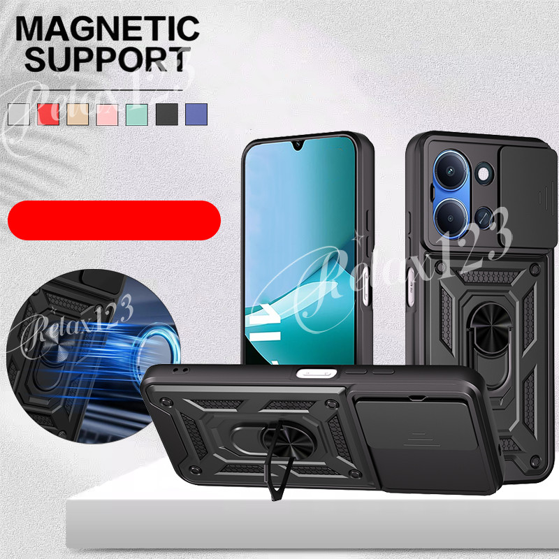 สําหรับ Redmi 15C 4G 2025 Xiaomi Redmi15 Redmi15C Redmi 15 C 15C 4G 5G ปลอก 2025 สไลด์เกราะกล้องเคสโ