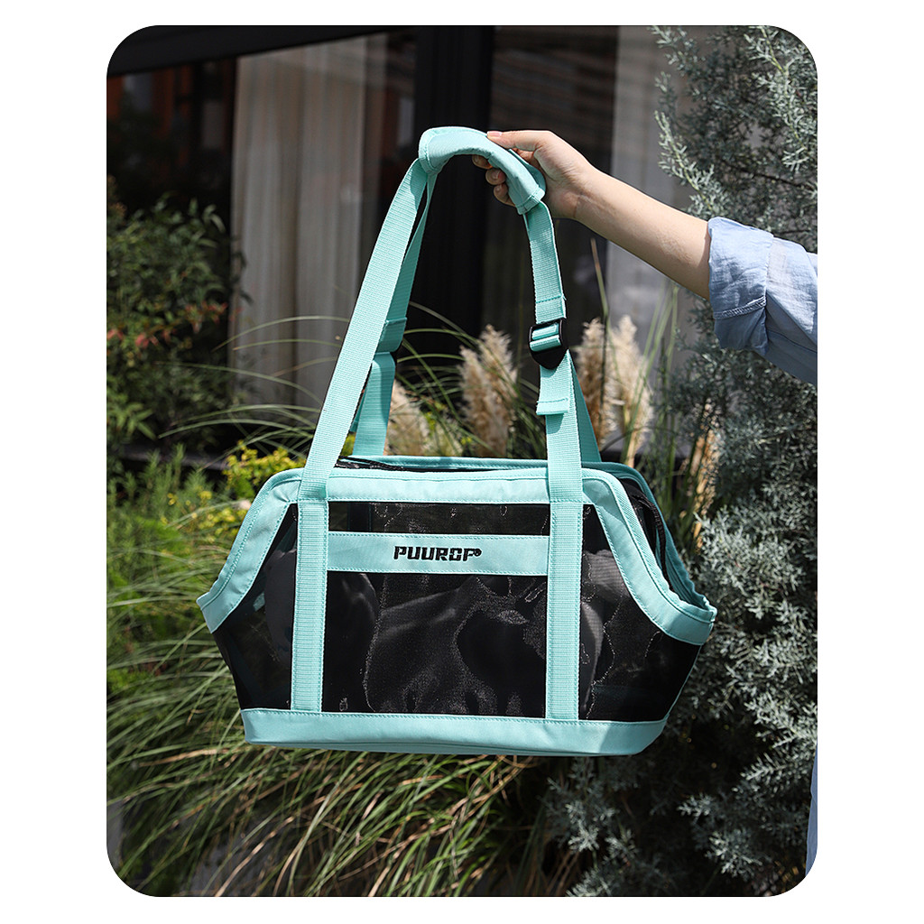 กระเป๋าแมว Outing แบบพกพาระบายอากาศ Breathable Scratch-Resistant Bite-Resistant ปรับกระเป๋าสะพายแบบพกพาสุนัข T - รูปที่ 2