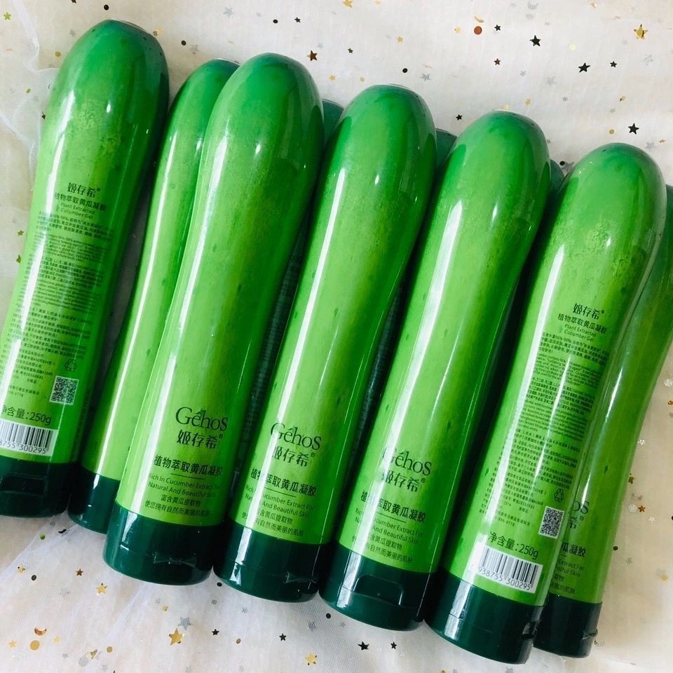Hot Sale#Ji Cunxi Natural Extract Cucumber Gel Cucumber Gel Acne Treatment250ml8cc