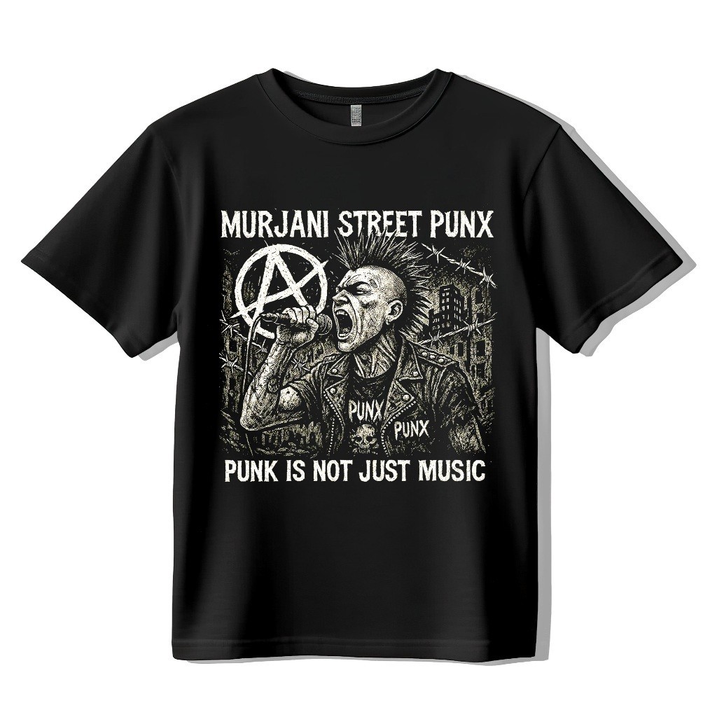 ( NGR ) เสื้อยืด Punk Music MARJINAL / MURJANI - Punk Not Just Music 24s M-XXL
