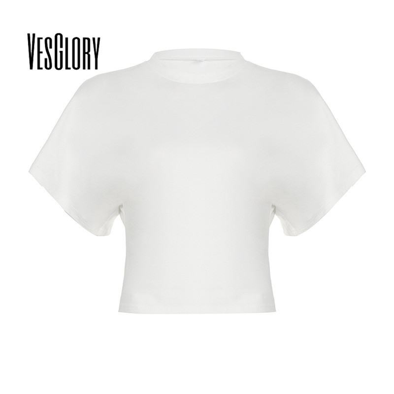 เวสความรุ่งโรจน์ คอกลมแขนสั้นทรงหลวม สำหรับใส่ลำลอง