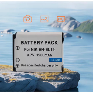 เหมาะสําหรับแบตเตอรี่กล้อง Nikon EN-EL19 S3200 S2900 S7000 S3700 S32 S2800 S3600 S5300 S6800 A100 (CKLJTONG OEM แบตเตอรี่)