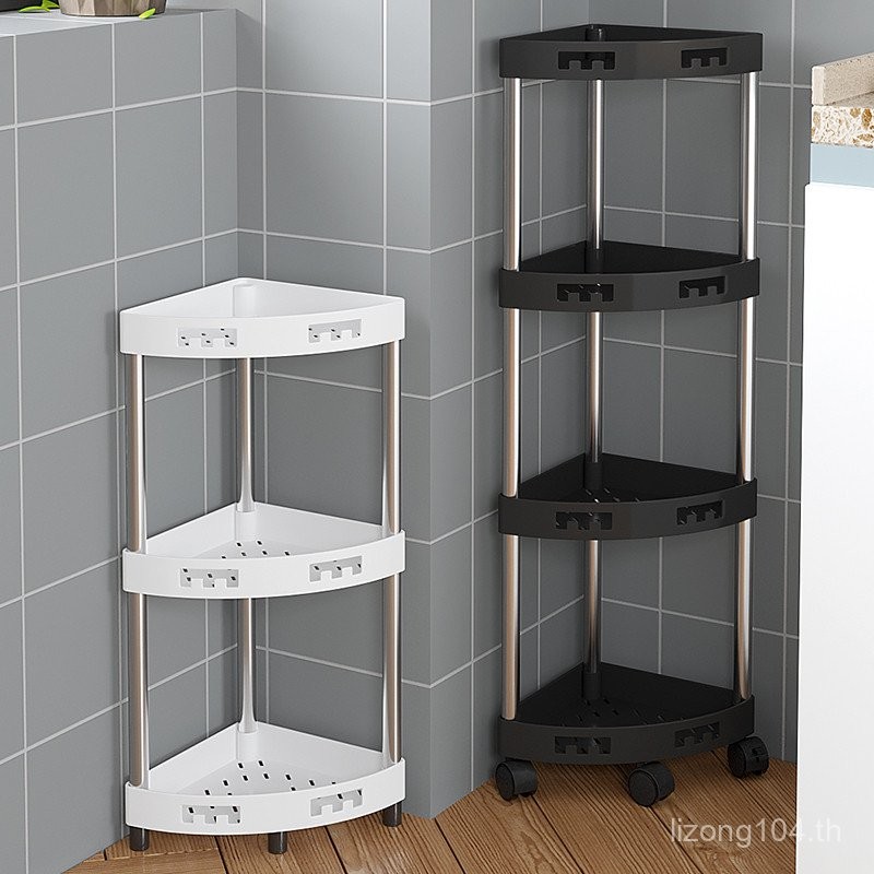 สามเหลี่ยมห้องครัวหลายชั้นมุม Xuan ฝักบัวห้องน้ําห้องน้ําสูงจากพื้นจรดเพดานอาบน้ํามุมเก็บห้องน้ํา Lu