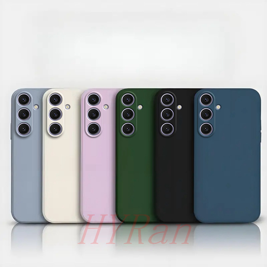 Samsung S25 5G/S25+/S25 Plus เคสโทรศัพท์ซิลิโคนสีทึบ YT