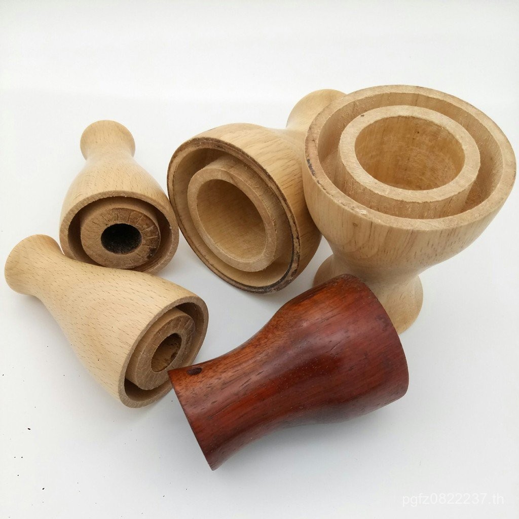 นวดหินเครื่องมือความงาม Huanghuali ฐานไม้ Lotus ไม้ฐานฐานไม้ G7KQ