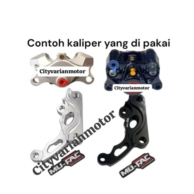 2 PISTON DISC CALIPER BRACKET 260mm 300mm JUPITER Z BURHAN, OLD JUPITER, F1ZR, NUOVEGA, VIXION, RXKI