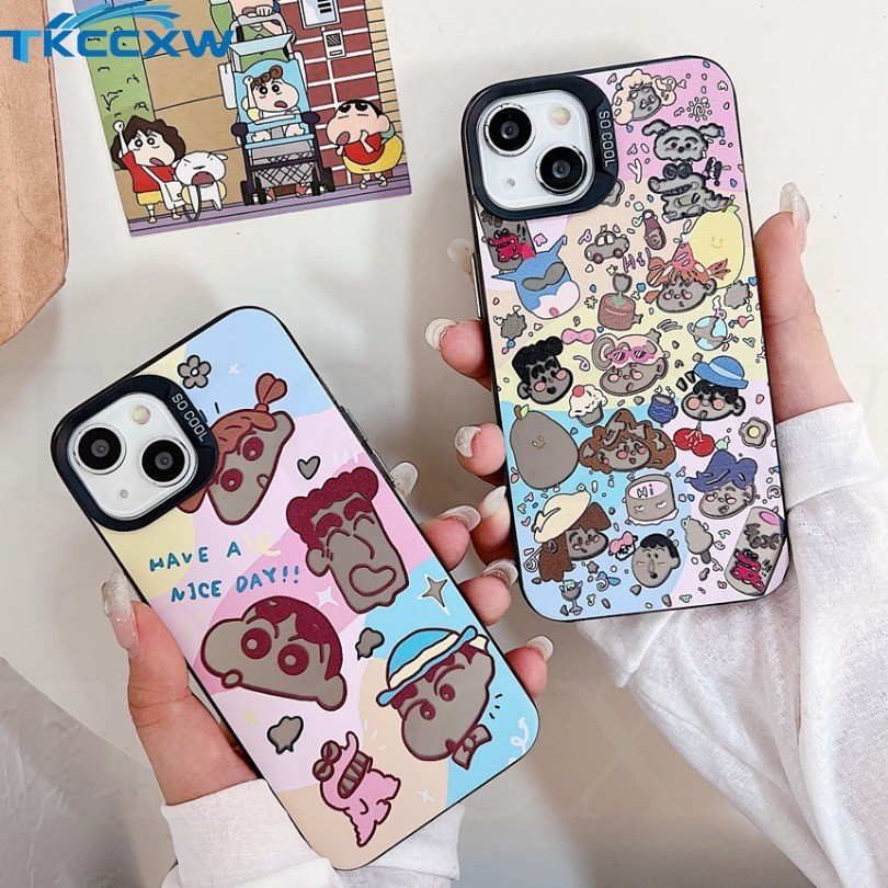 Frosted Electroplate เคสโทรศัพท์สําหรับ OPPO A60 A12e A7 AX7 A5S AX5S A3S A77S A1K F5 F7 F1S F11 F19