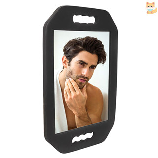 [VI] กระจกทําผมแบบมือถือโฟมโฟมกระจกทําผมทรงสี่เหลี่ยมทรงกลม …