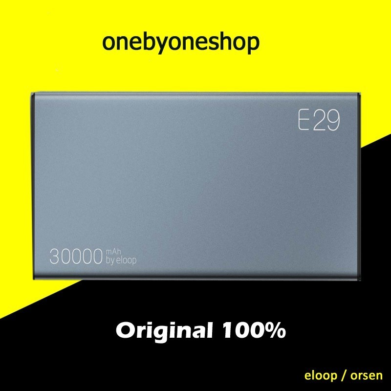 แบตสำรอง Eloop รุ่น E29 แบตสำรอง Power Bank ความจุ 30000mAh