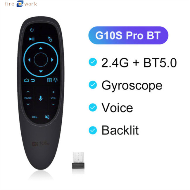 ข้อเสนอพิเศษ!! สมาร์ทเสียงรีโมทคอนโทรลไร้สาย Air Fly Mouse 2.4g G10 G10s Pro Gyroscope Ir การเรียนรู้สําหรับ