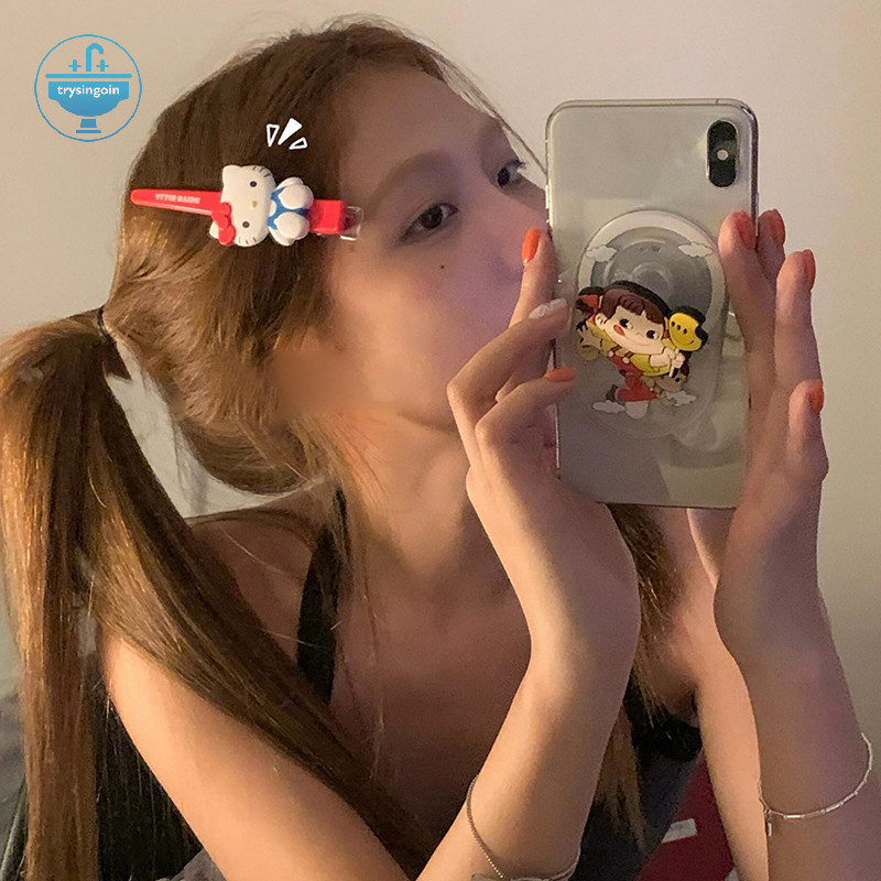 [strysingoin] กิ๊บติดผมอนิเมะมูลค่าสูงการ์ตูนหัวใจสาวน่ารักกิ๊บติดผมหน้าม้าอินเทรนด์ของขวัญเด็กผู้หญิง TH