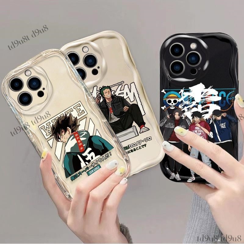 One Piece Luffyการ์ตูนกันกระแทกเคสโทรศัพท์OPPO RENO 12 11 10 9 8 7 6 5 PRO 4 SE 3 4Z 7Z 8T 5G 11F Re