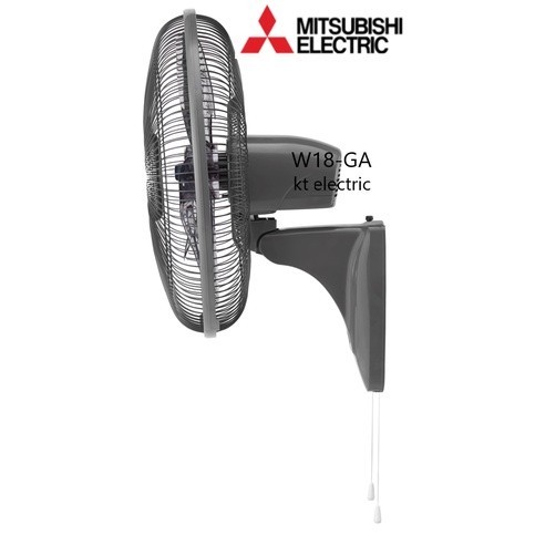 พัดลมติดผนัง MITSUBISHI พัดลมติดผนัง 18 นิ้ว W18-GA / พัดลมติดผนัง 18 นิ้ว แบบรีโมทคอนโทรล W18-RA สี