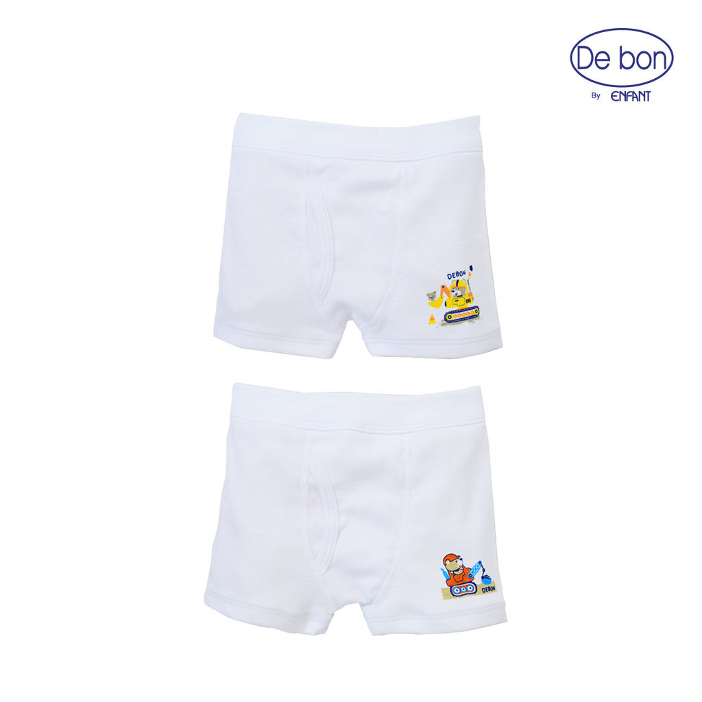 de bon by Enfant กางเกงบ็อกเซอร์เด็กชาย เริ่ม 2 - 10 ขวบ แพ็ค 2 ตัว EV3P60