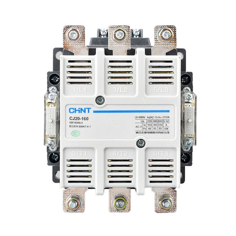 ⁂CHINT CJ20-63 CJ20-100 CJ20-160 CJ20-250 CJ20-400 AC 220V 380V  63A 100A 160A 250A 640A Electric Ma