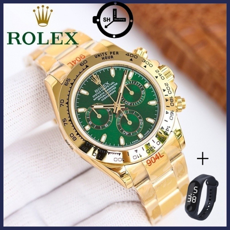 [R.X] หรูหราแฟชั่นนาฬิกาผู้ชายกลไกอัตโนมัติมัลติฟังก์ชั่เรืองแสงโครโนกราฟ 72829