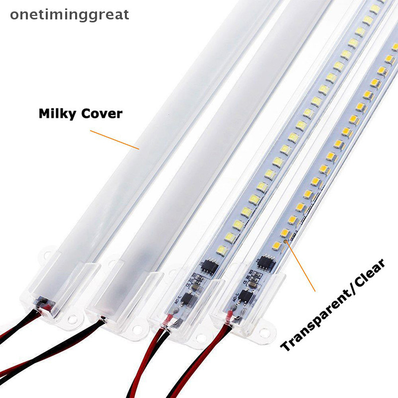 Onetiminggreat AC220V LED Bar Light ความสว่างสูง 2835 LED คลิป 30 ซม.40 ซม.72LEDs hard Strip Saving LED หลอด OTA