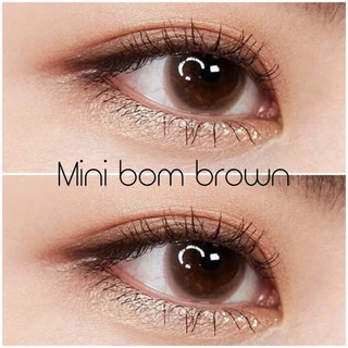 คอนแทคเลนส์(มินิ)🔥Mini Bom🔥(Kitty Kawaii) สี : Brown / Gray / Black รายเดือน มีค่าสายตา