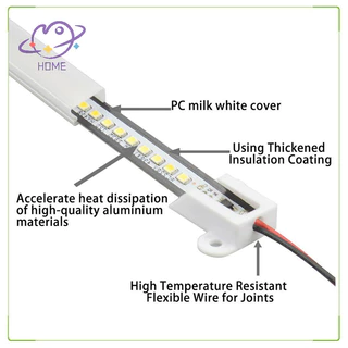 [mayhome] Ac220v ไฟ LED บาร์ความสว่างสูง 2835 คลิป LED 30 ซม. 40 ซม. 72LEDs ฮาร์ดสตริปประหยัดหลอด LED {TH}