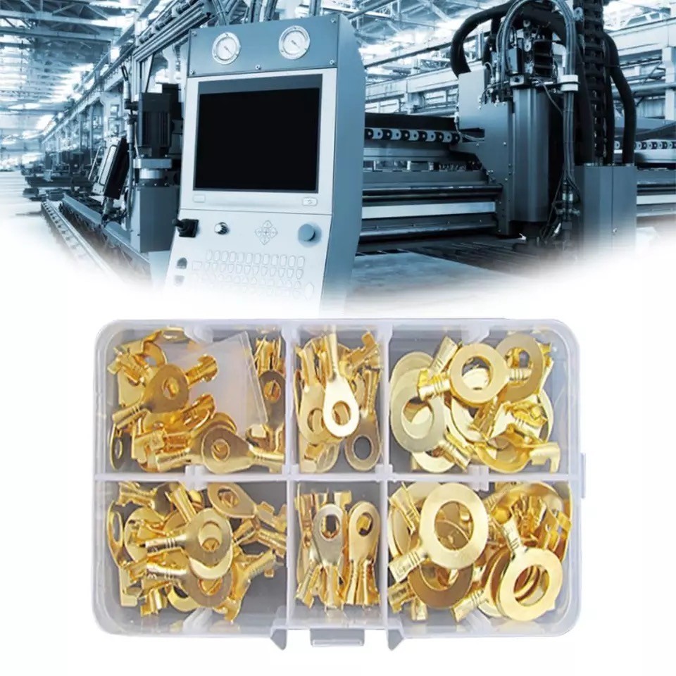 อุปกรณ์เสริมขั้วกระสุนทองเหลือง + ซ็อกเก็ตพลาสติก 50 ชุด( 200 ชิ้น )4.0มม หางปลาต่อสายไฟ12 - รูปที่ 5