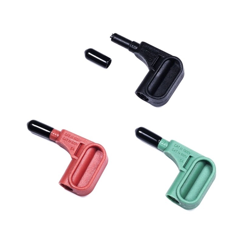 Amonoy 3pcs Magnetic Test Probes มาตรฐาน 4 มม.กล้วยปลั๊ก PVC Magnetic Test Leads มัลติมิเตอร์ Magnet