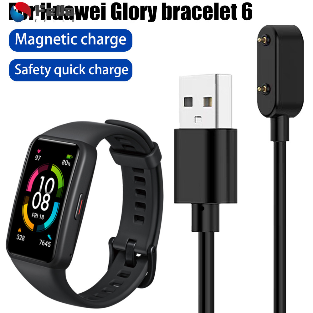 สายชาร์จแม่เหล็ก 1M - สายชาร์จ USB Line - สายเคเบิลข้อมูลสมาร์ทวอทช์ - อุปกรณ์เสริมนาฬิกาเด็ก - สําหรับ Huawei Honor Band 6