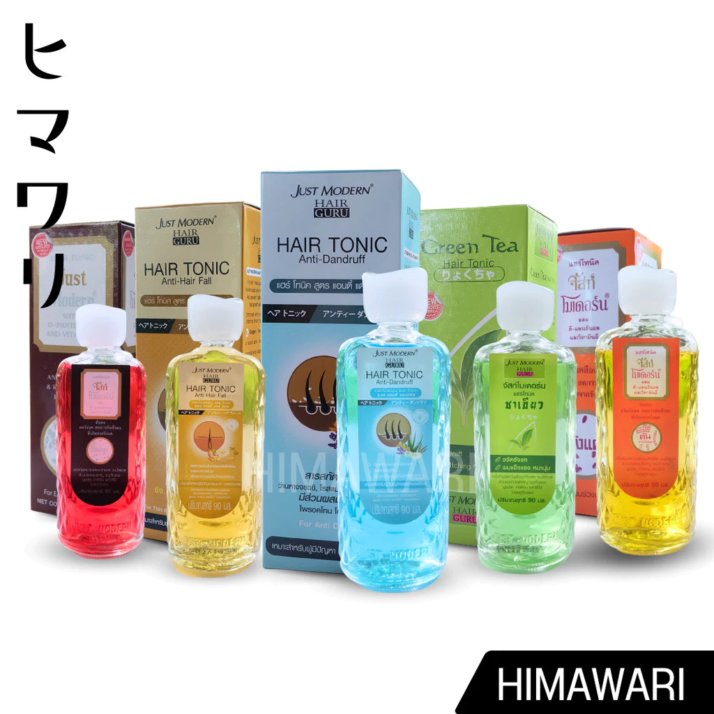 JUST MODERN HAIR GURU HAIR TONIC Anti-Hair Fall แฮร์ โทนิค สูตร แอนตี้ แฮร์ ฟอล/สูตรแอนตี้-แดนดรัฟ