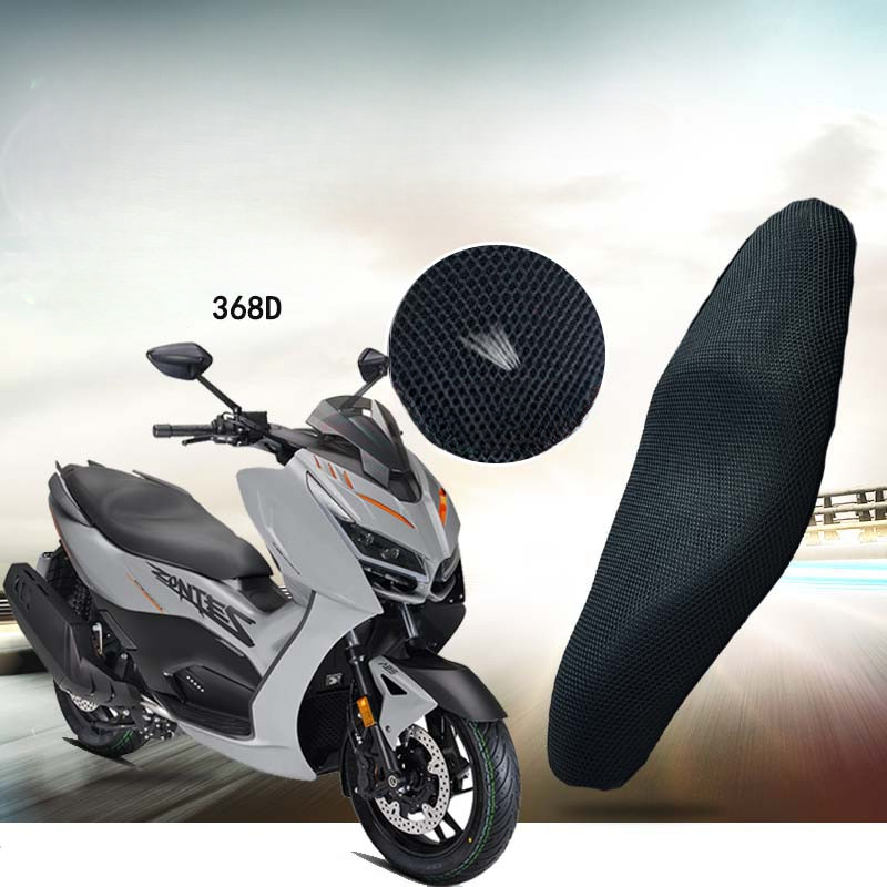 รถจักรยานยนต์ Anti-Slip 3D ผ้าตาข่ายป้องกันเบาะรองนั่งสําหรับ ZONTES 368D 368M 350D 310M 150M