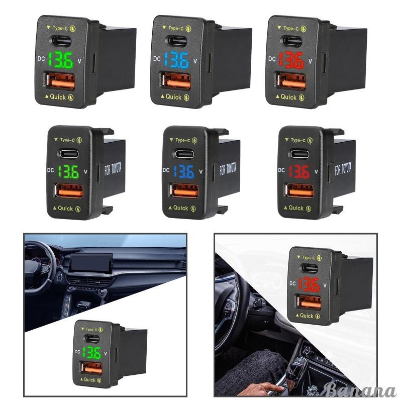 [ในสต็อก] ที่ชาร์จแบตในรถป้องกันกระแสเกิน 36W PD&QC 3.0 พอร์ตป้องกันแรงดันไฟฟ้าเกินรถ 0 สําหรับ 2009