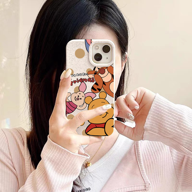 เสือ iPhone 7 8 Plus 15PRO XR XS X 11 13 12 14 Pro Max กรณีโทรศัพท์ อะนิเมะ ป้องกันการชนกัน