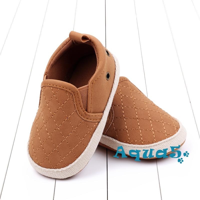 Aqq-baby First Walking รองเท้าแฟชั่น Quilted Crib รองเท้านุ่ม Slip-on รองเท้าผ้าใบสําหรับเด็กทารกชายหญิง ราคา ถูกที่สุด ดีลบีเคเค แกลเลอรีภาพที่ 7