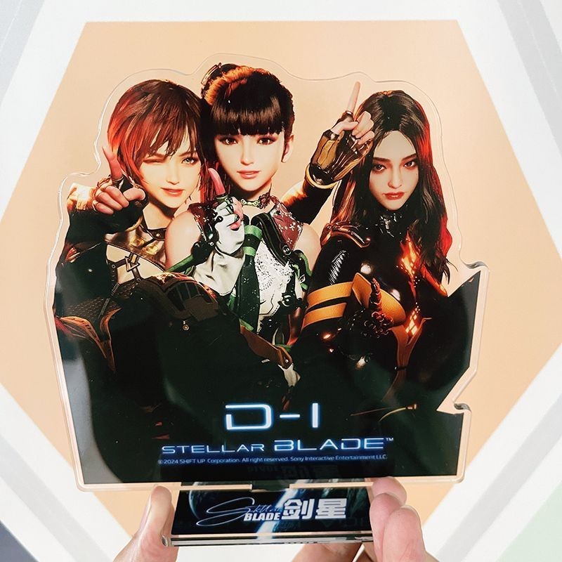 Stellar Blade ดาบดาวอะคริลิคตรายืนความละเอียดสูงอุปกรณ์ต่อพ่วง Eveve Lily Centrino อีกาใบมีด16ซม. ของขวัญเครื่องประดับ