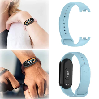 สายรัดยางนุ่มสําหรับ Mi Band 10/9/8 NFC กันน้ํา ซิลิโคน สําหรับ Xiaomi Smartwatch สายรัดข้อมือกีฬา