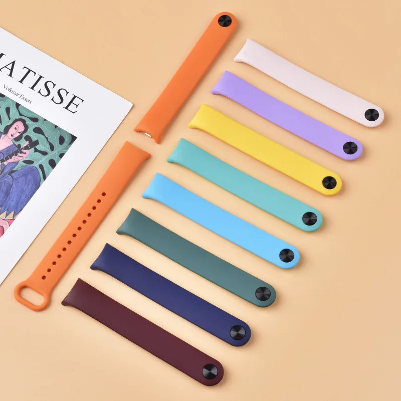 สายรัดยางนุ่มสําหรับ Mi Band 10 NFC Mi Band 9 NFC Mi Band 8 NFC Smartwatch Xiaomi Mi Band 9 8 สายรัดข้อมือซิลิโคนกันน้ําสายคล้องคอกีฬาสายรัดข้อมือสร้อยข้อมือ - รูปที่ 2
