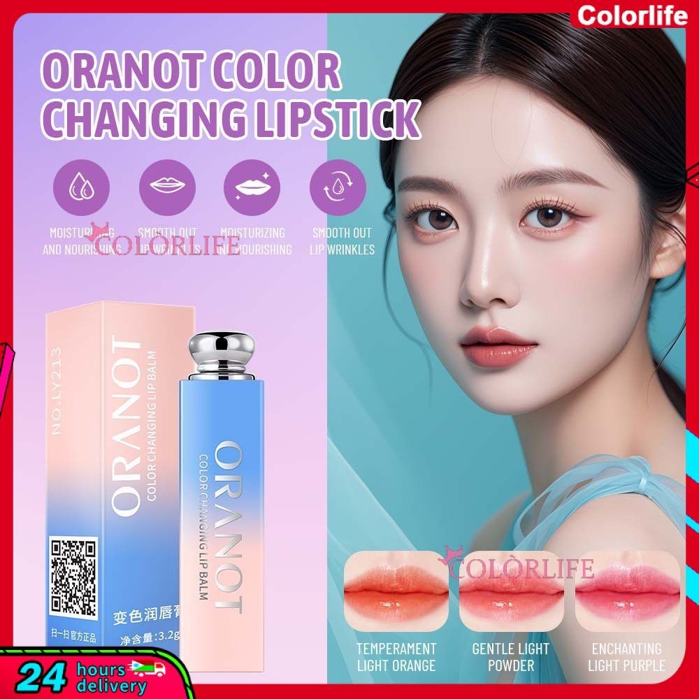 Oranot Moisturizing Warm Feeling เปลี่ยนสีอุณหภูมิกันน้ํา Non-Stick Cup ลิปสติก