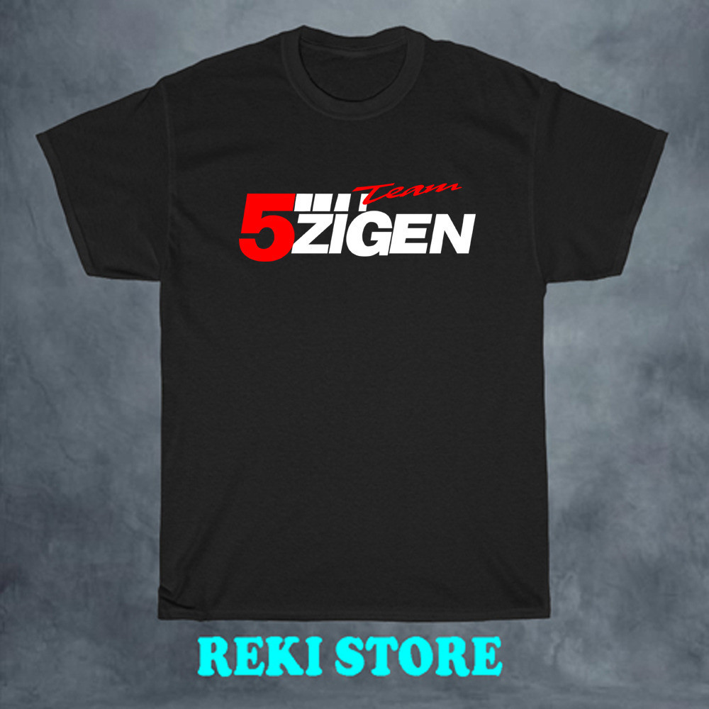 5zigen Team Racing เสื้อยืดผู้ชายสีดํา