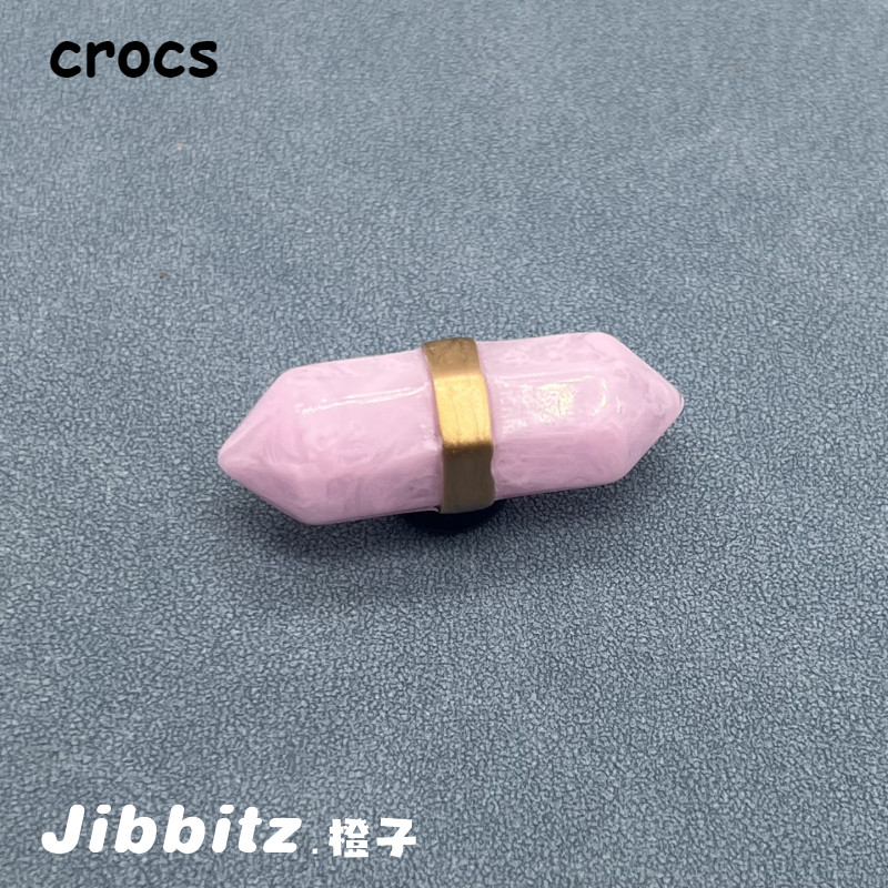 Crocs Jibbitz Charms รองเท้าแตะเด็กผู้หญิงหัวเข็มขัดรองเท้าอุปกรณ์เสริมรองเท้าโลหะดอกไม้ Croc DIY ตกแต่งหลายอัญมณี