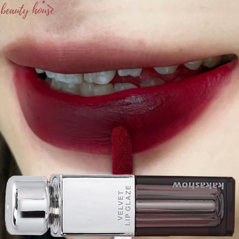 6สีเคลือบกํามะหยี่ลิปกลอส-เซ็กซี่สีแดงเข้มของเหลวลิปสติก-สีนู้ดลิปทินท์-ลิปแต่งหน้าเครื่องสําอาง-กันน้ําติดทนนาน-ลิปคัพลิปโคลน