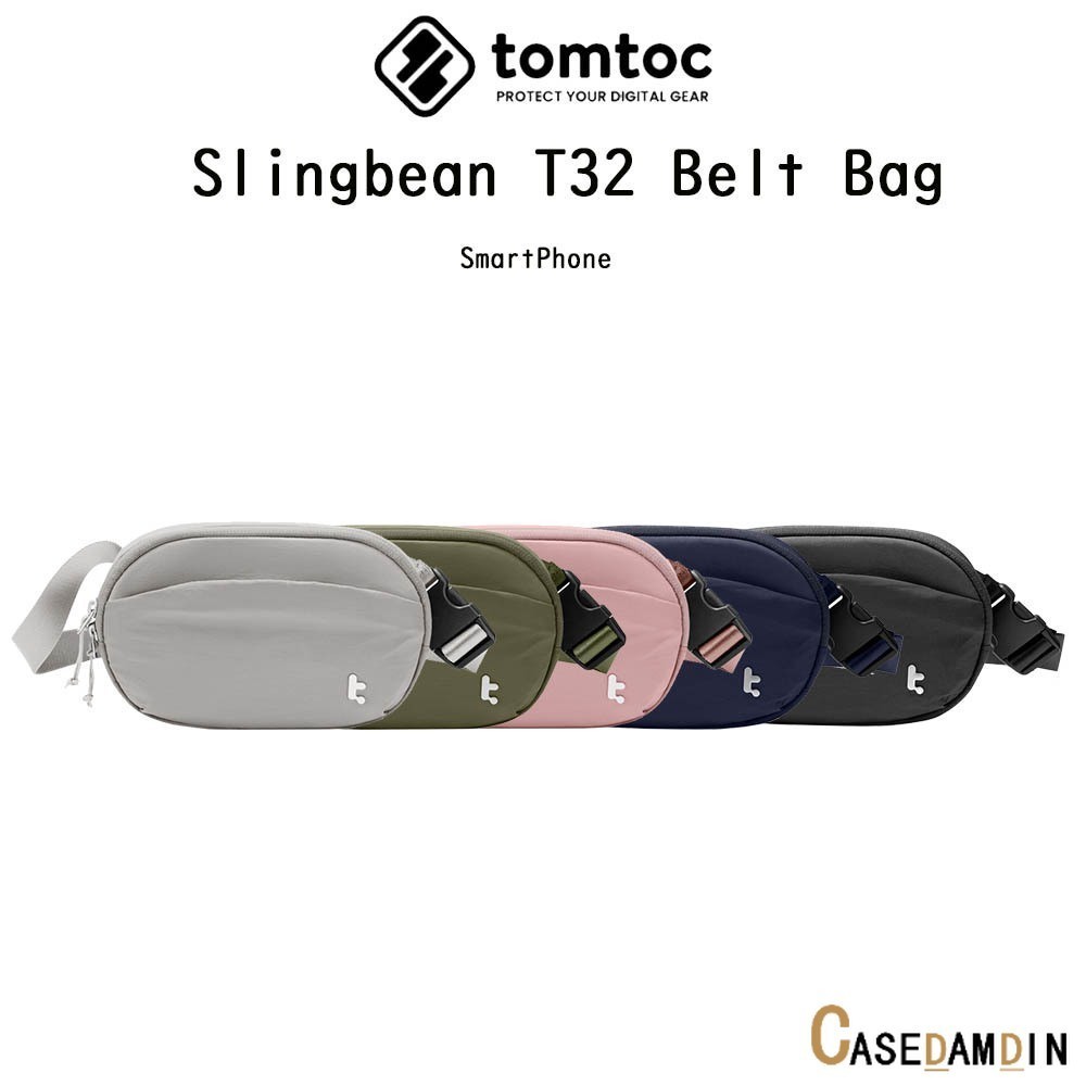 Tomtoc Slingbean T32 Belt Bag กระเป๋าคาดอกและคาดเอวเกรดพรีเมี่ยม สำหรับ SmartPhone และ อุปกรณ์เสริมอื่นๆ