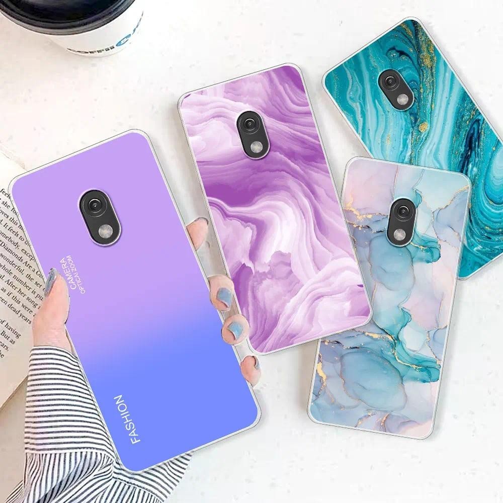 สําหรับ โนเกีย 235 4ก 2024 กรณีปกหลังสําหรับ โนเกีย 220 215 4ก 2024 กันกระแทกล้างซิลิโคนอ่อนนุ่มกรณี