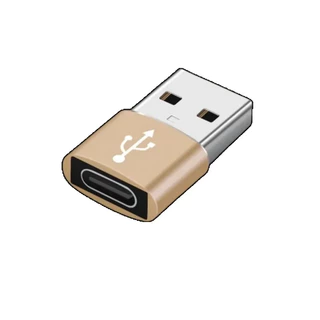 อะแดปเตอร์แปลง USB เป็น Type C ปลั๊กอะแดปเตอร์ USB 2.0 สําหรับ iPhone Samsung อะแดปเตอร์คอมพิวเตอร์ขนาดเล็กแบบพกพาตัวแปลงโทรศัพท์มือถือ