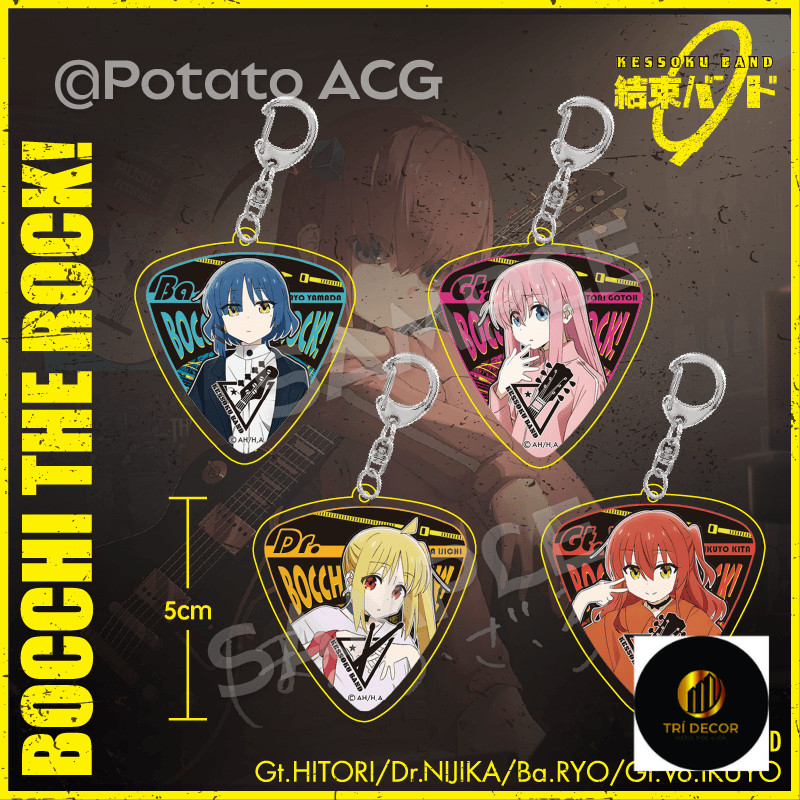 จี้พวงกุญแจ Goto หินอะคริลิคโดดเดี่ยว Goto Ichiri Yamada Ryokita Yudai จี้ตรา