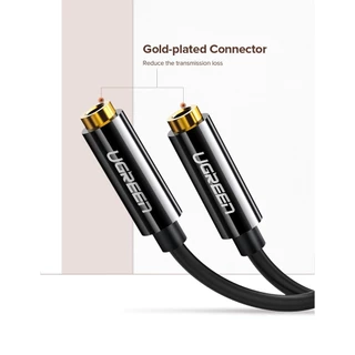 UGREEN รุ่น AV134 สายหูฟัง AUX 3.5mm Male to 2 Female Audio Splitter Connector หัวต่อชุบทอง