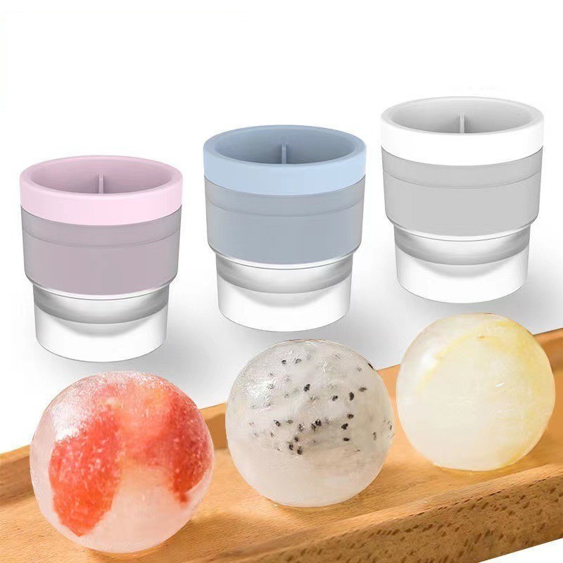 ที่ทำน้ำแข็งก้อนกลม ทำน้ำแข็งก้อนใหญ่น้ำแข็งทรงกลม หลายสี Ice Ball Maker