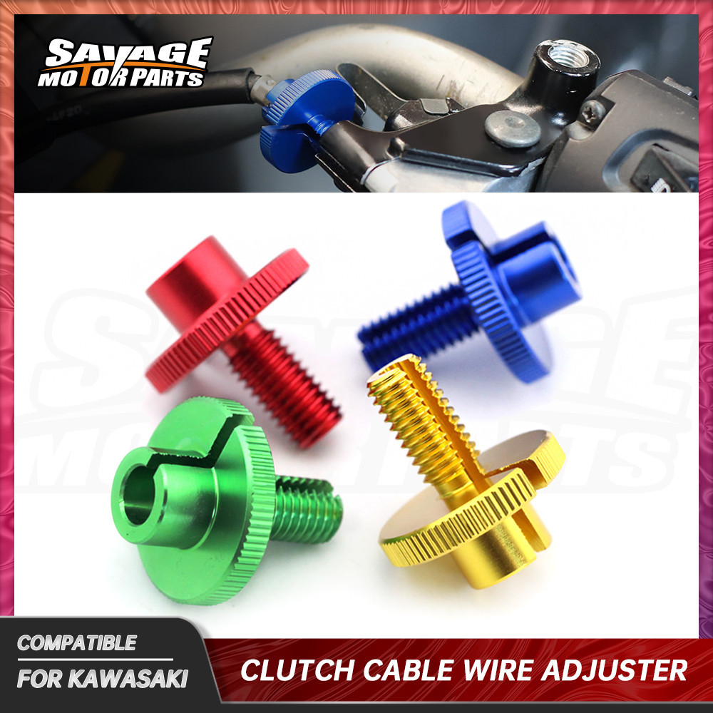 ตัวปรับสายคลัทช์2024สำหรับ Kawasaki Z1000SX Z800 versys 1000นินจา ZX-6R ZX-9R ZX-10R ZX-12R อุปกรณ์เ