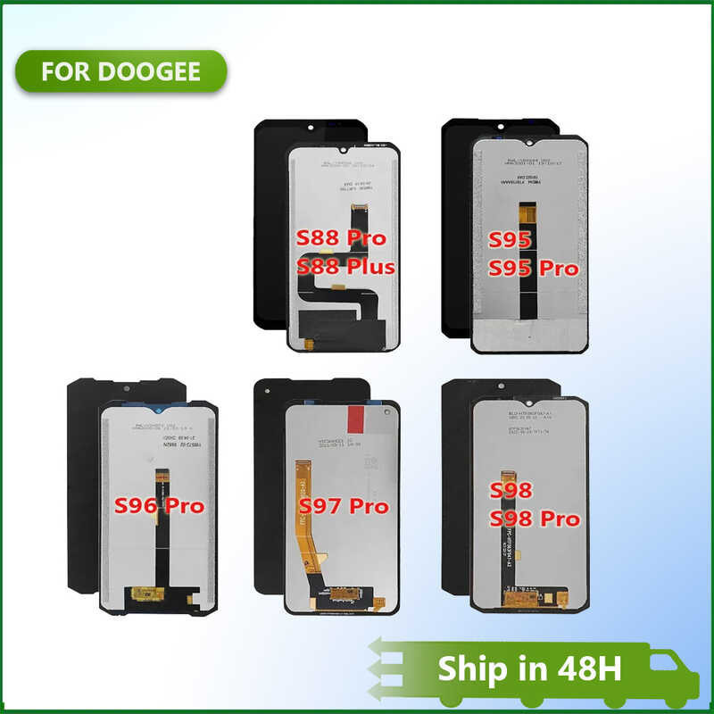 For Doogee S98 S97 Pro LCD Display Touch Screen Digitizer For Doogee S88 Plus S96 Pro LCD Doogee S